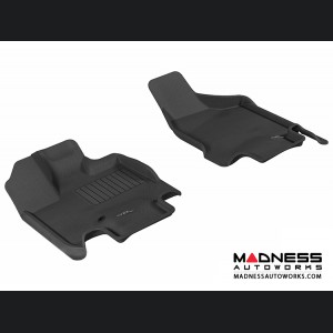 Dodge Grand Caravan Floor Mats (Set of 2) - Front - Black by 3D MAXpider